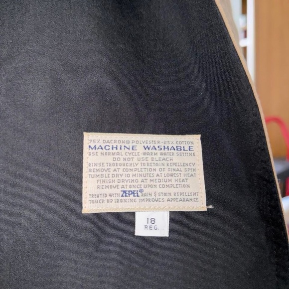 Vintage Misty Harbor Trench Coat - Women's Size 18 - Picture 3 of 9